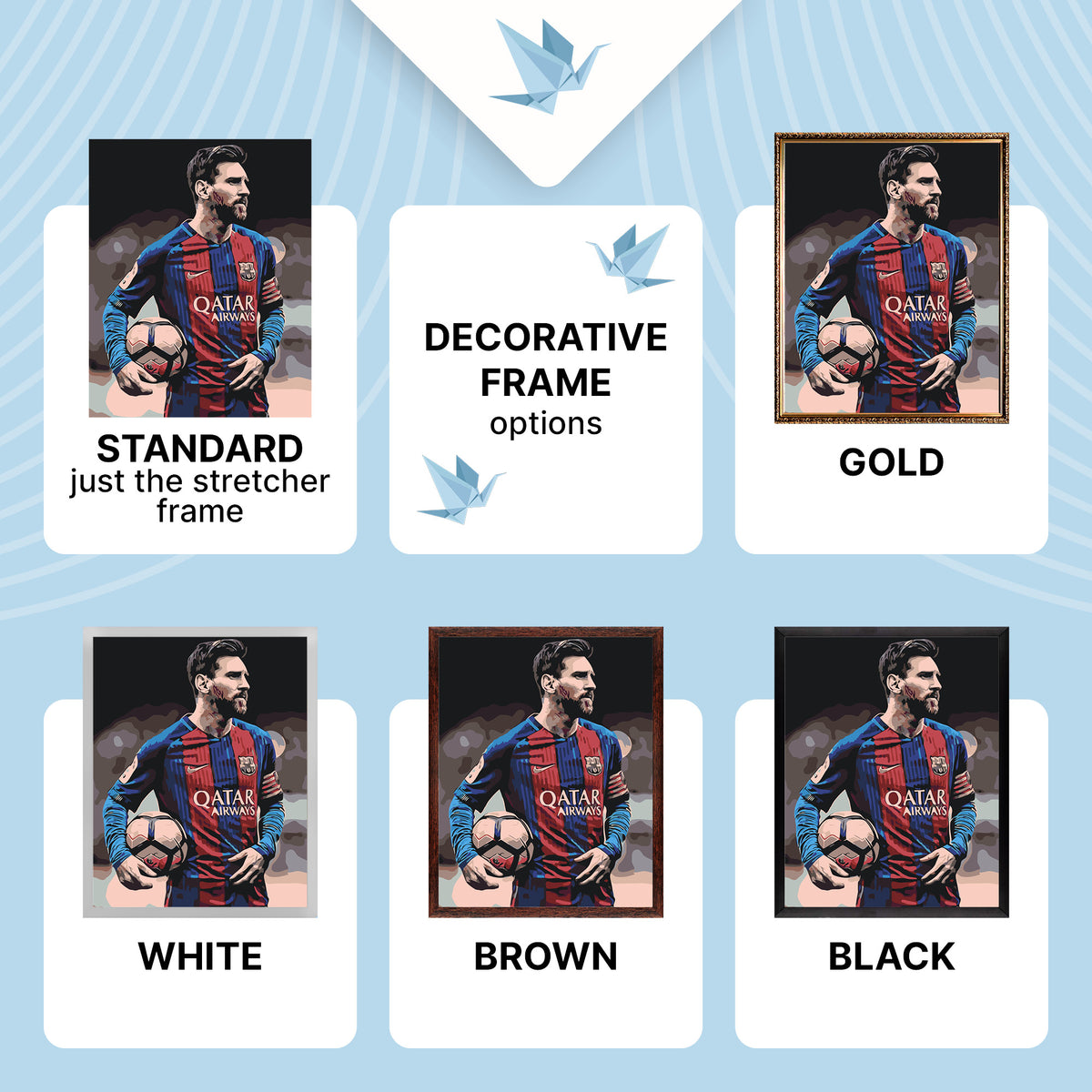 Malování podle čísel na rámu 40×50 cm - Fotbalista Lionel Messi - Lidé - LW 345