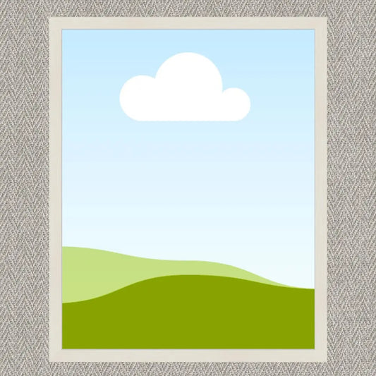 Baguetový rám na obraz 40×50 cm – bílý