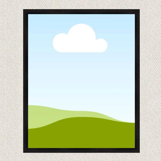 Baguetový rám na obraz 40×50 cm – černý