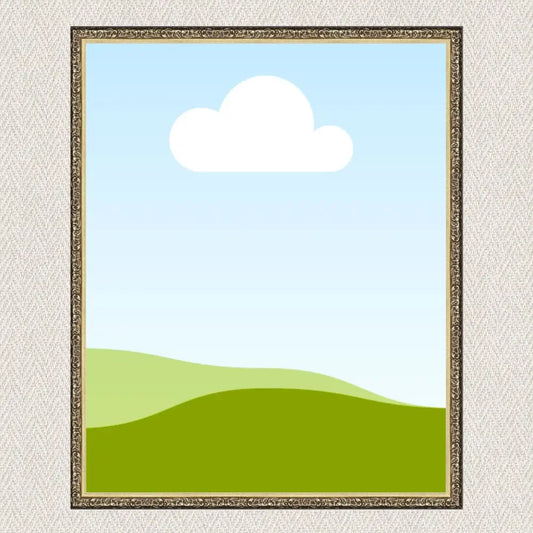 Baguetový rám na obraz 40×50 cm – zlatý