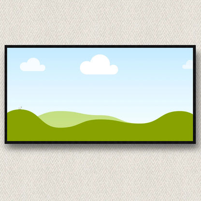 Dekoratívny bagetový rám 40×80 cm, čierny