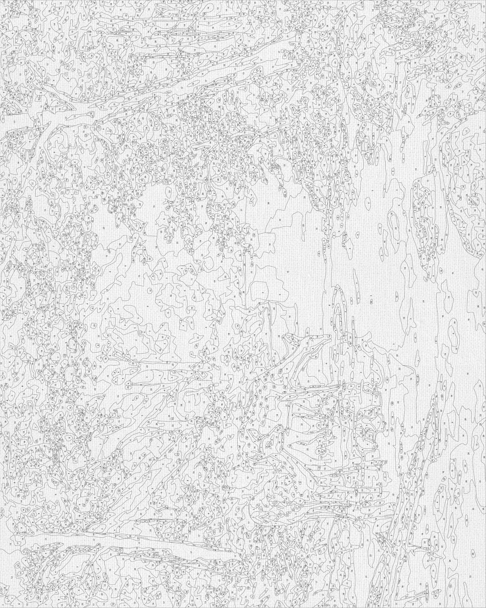Malování podle čísel na rámu 40*50 cm – : Srnky u napajedla LW 3008