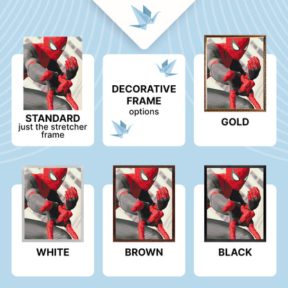 Malování podle čísel na rámu 40*50 cm - Spider-Man - Filmoví hrdinové - LW 3054