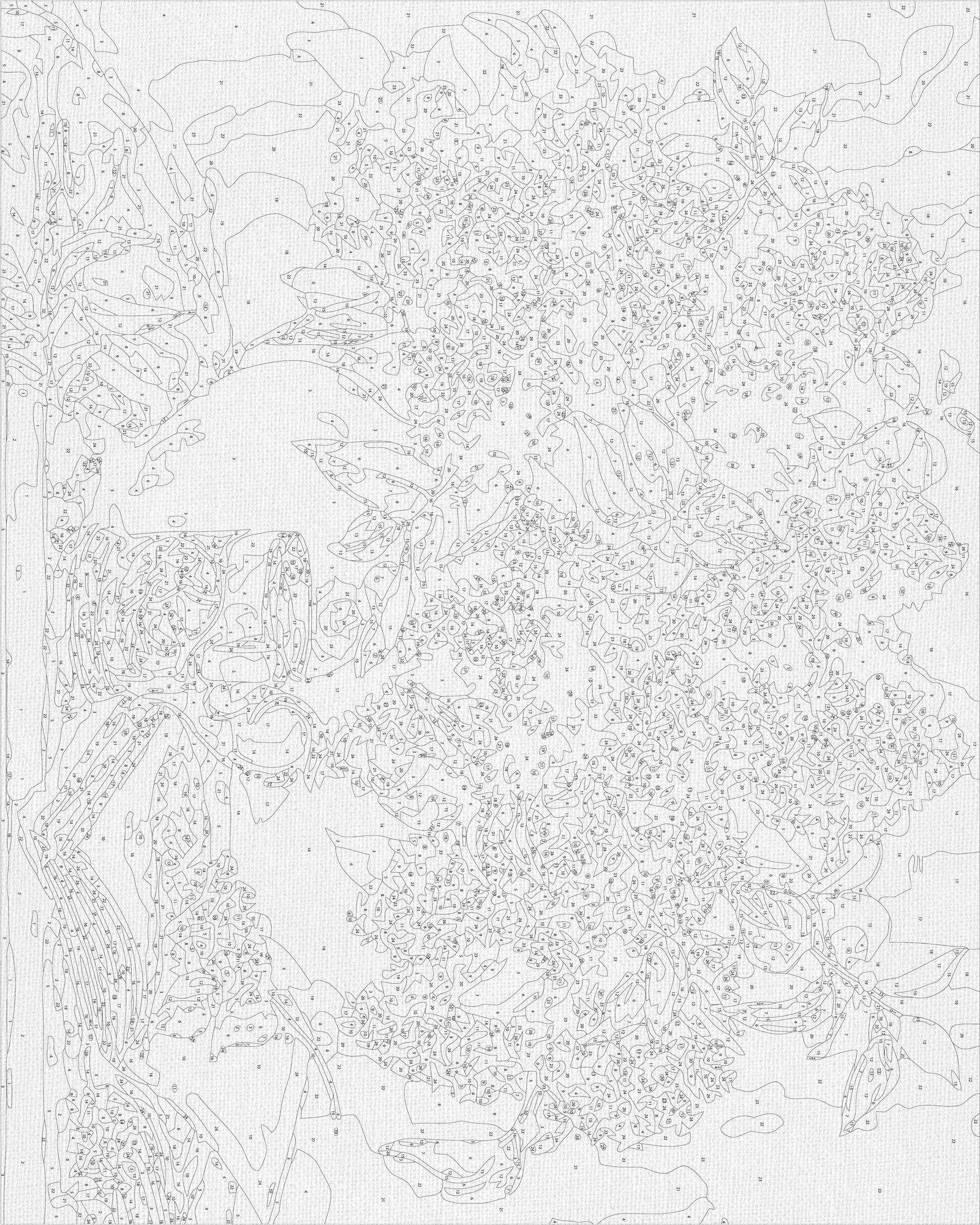 Malování podle čísel na rámu 40×50 cm - Kytice šeříku - Zátiší/Květiny - LW 3075