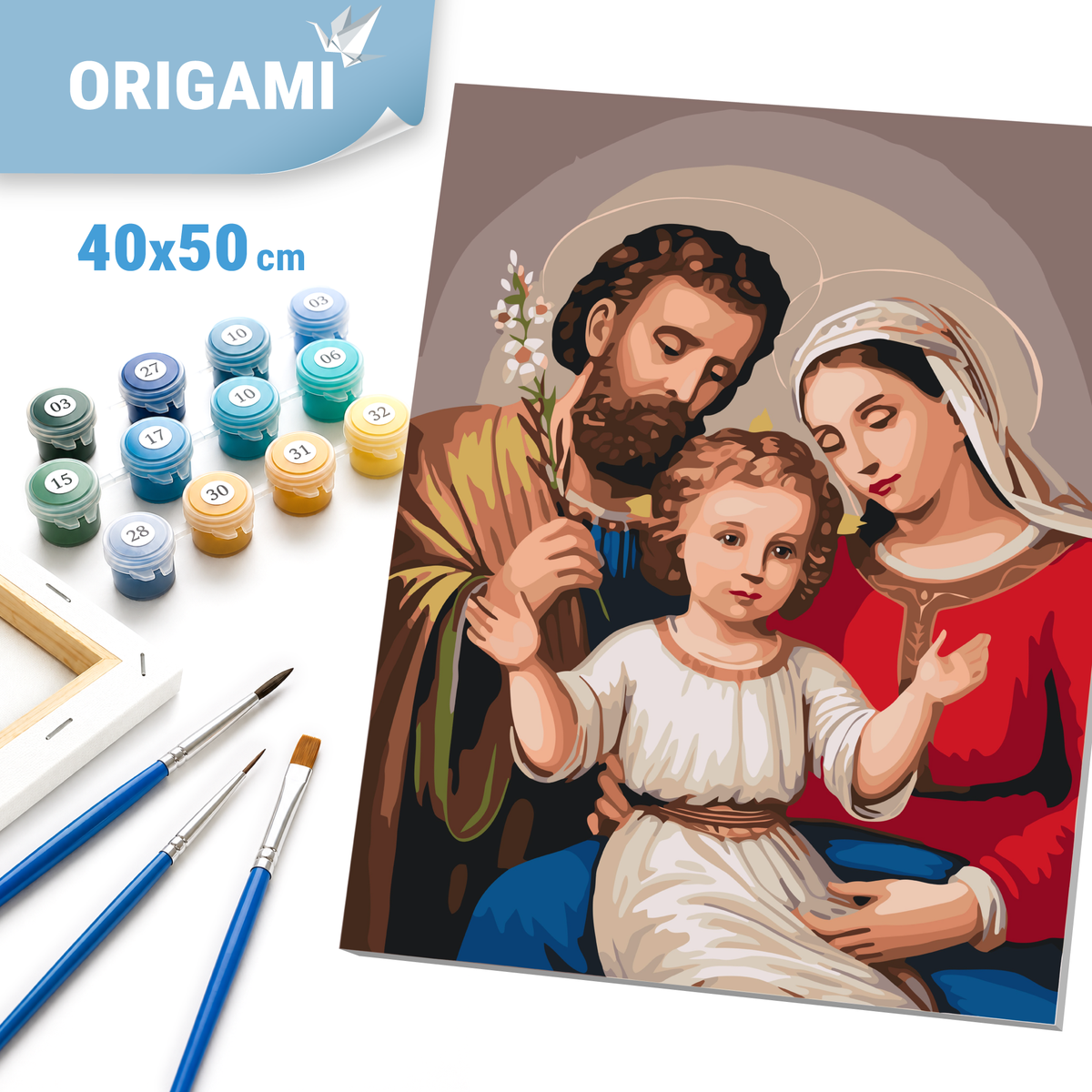 Malování podle čísel na rámu 40*50 cm - Svatá Trojice - Náboženství - LW 3243