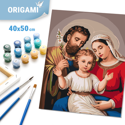 Malování podle čísel na rámu 40*50 cm - Svatá Trojice - Náboženství - LW 3243
