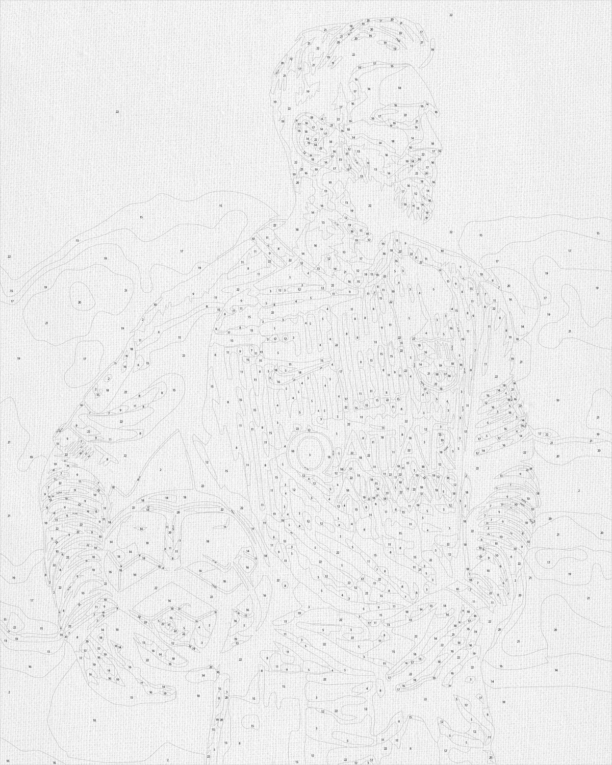 Malování podle čísel na rámu 40×50 cm - Fotbalista Lionel Messi - Lidé - LW 345