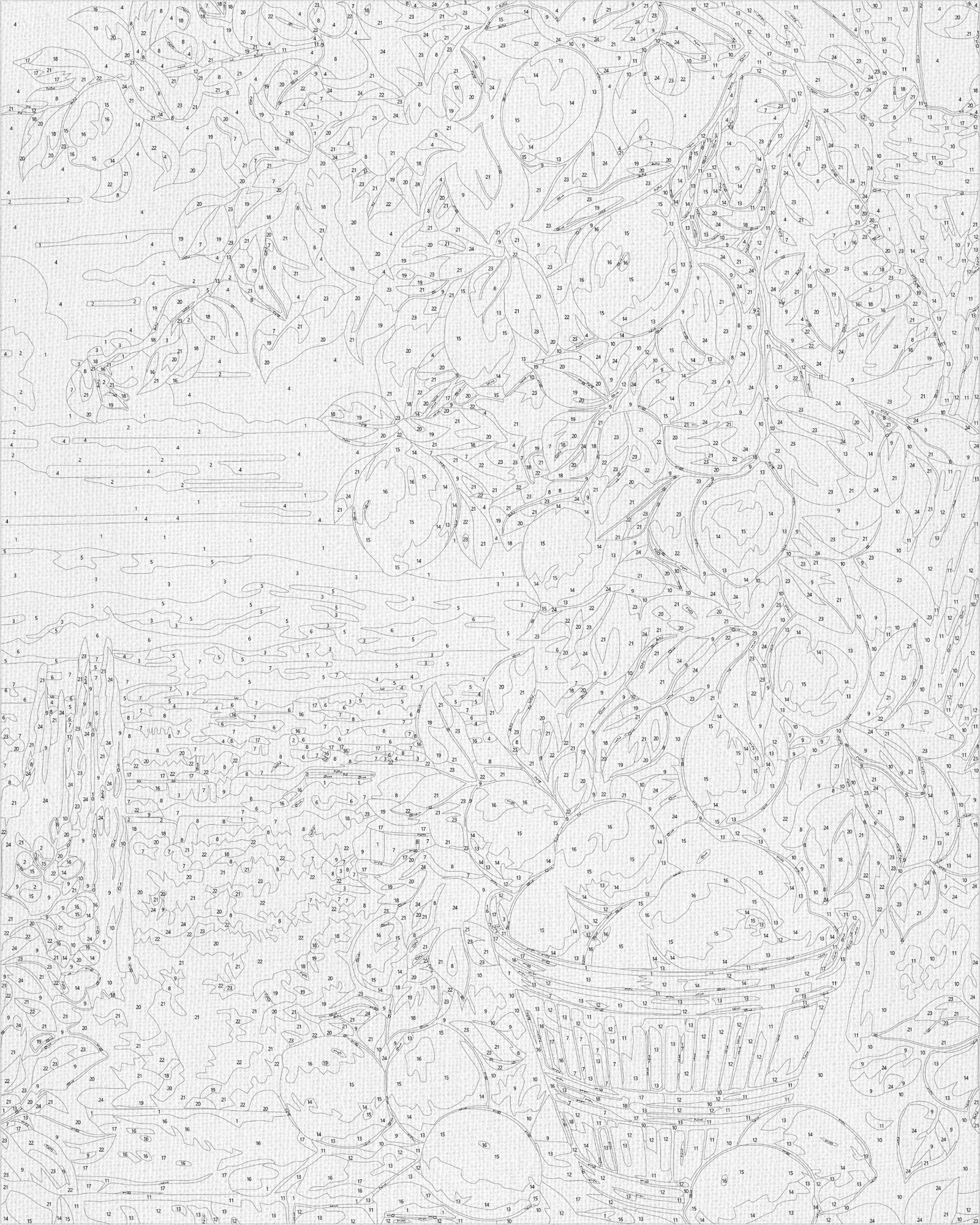 Malování podle čísel na rámu 40*50 cm – . Citronovník (citrus) LW 3490