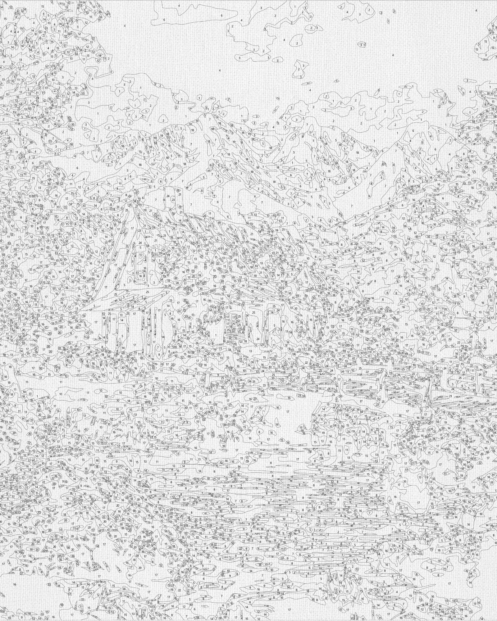 Malování podle čísel na rámu 40*50 cm – . Alpská harmonie LW 3492