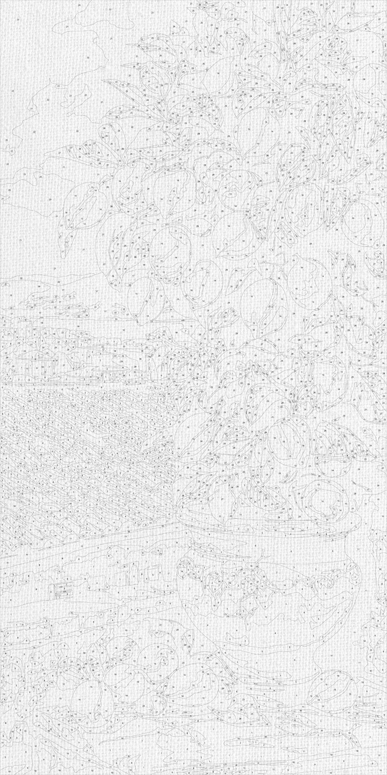 Malowanie po numerach 40x80 przyroda – Drzewko cytrynowe LW 5116
