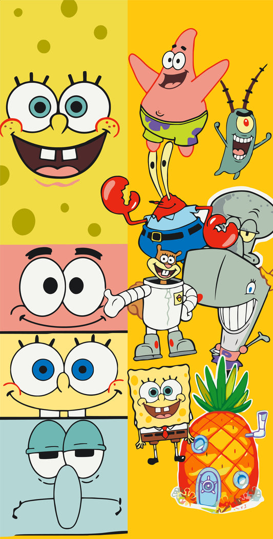 Malování podle čísel – SpongeBob a přátelé
