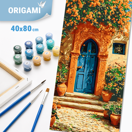 Malování podle čísel na rámu 40*80 cm - Provensálská nálada - Krajina - LW 5147
