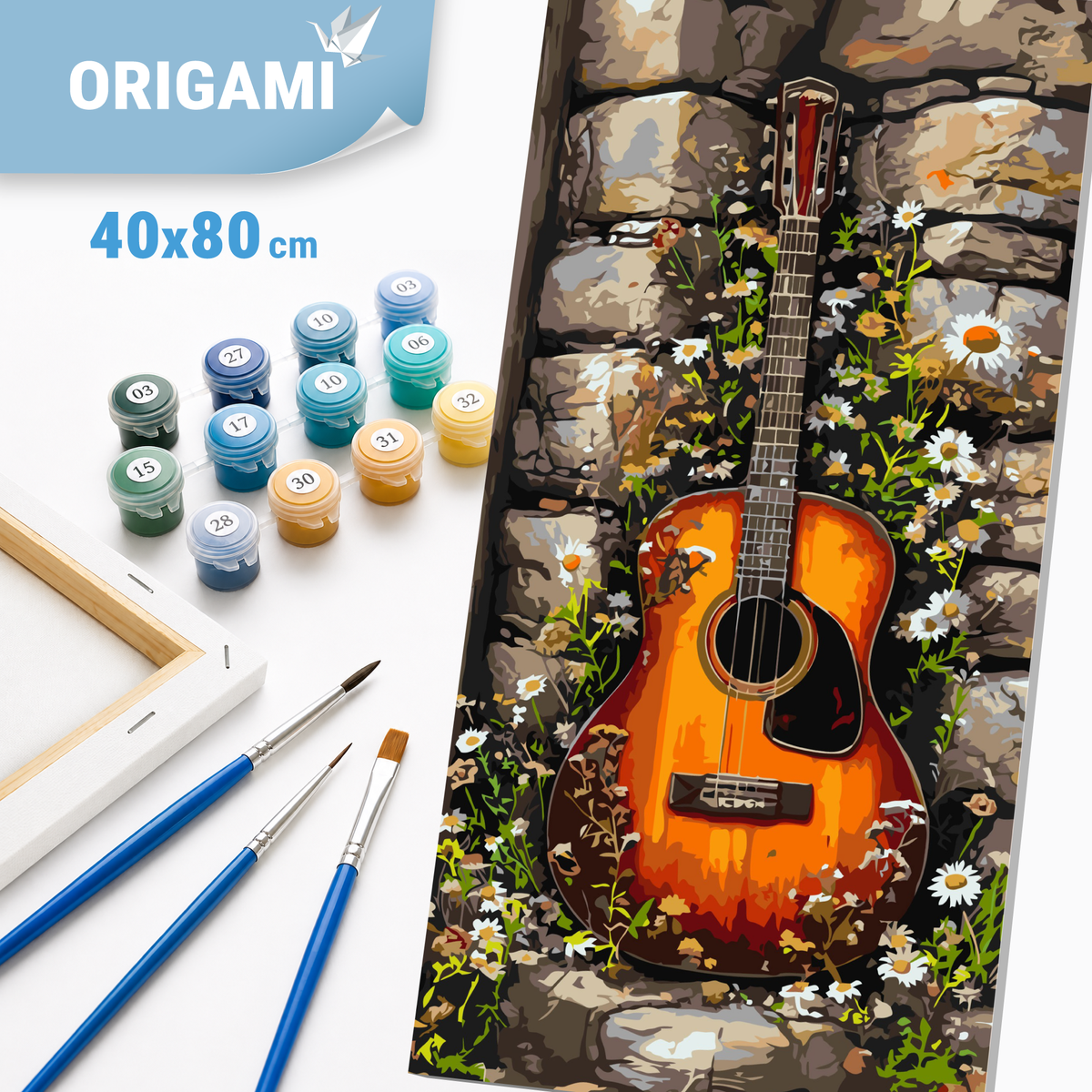 Malování podle čísel na rámu 40×80 cm - Melodie léta - Krajinka - LW 5153