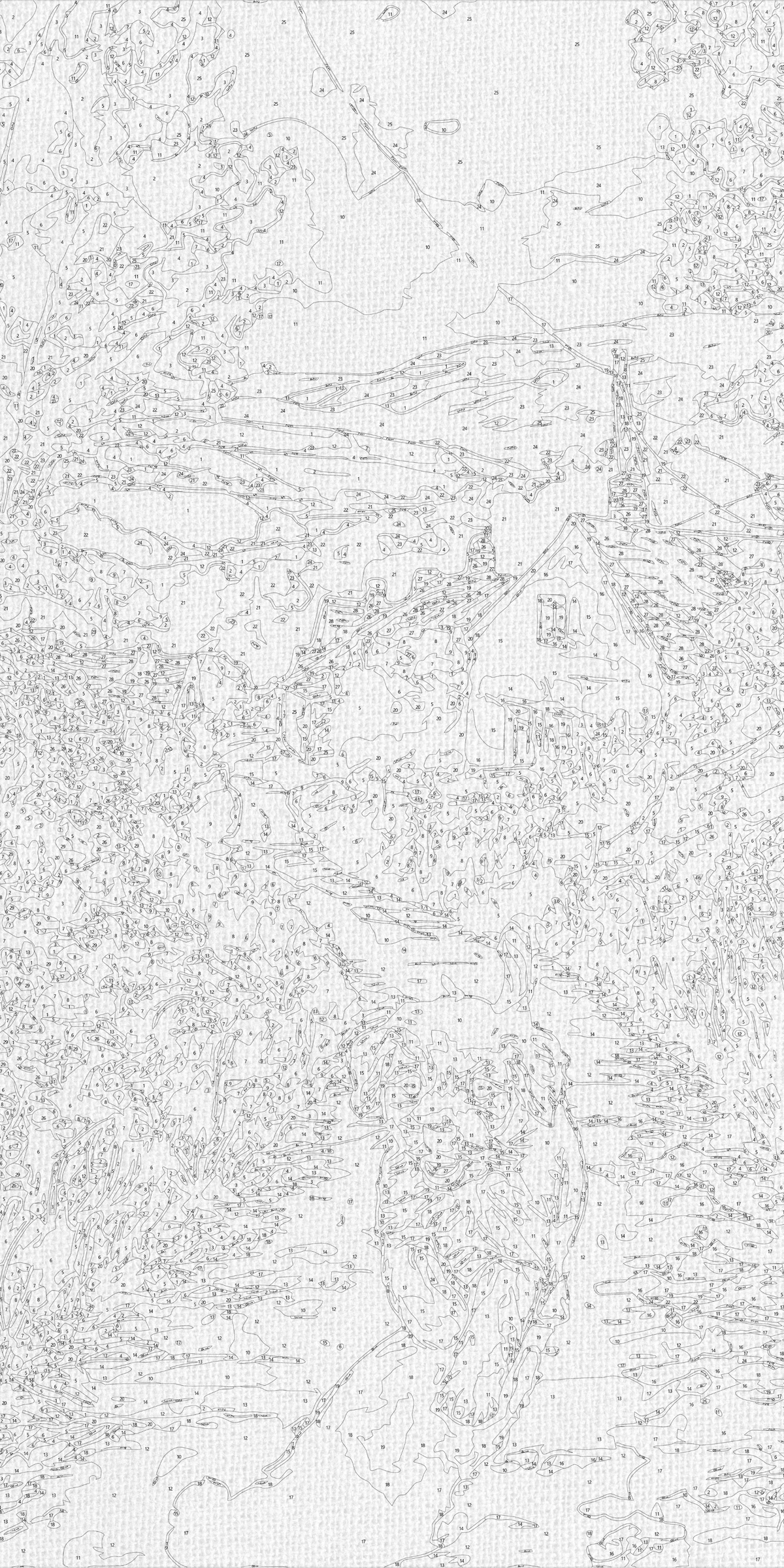 Malování podle čísel na rámu 40×80 cm - Šťastné štěňátko - Zvířata/Krajinka - LW 5165