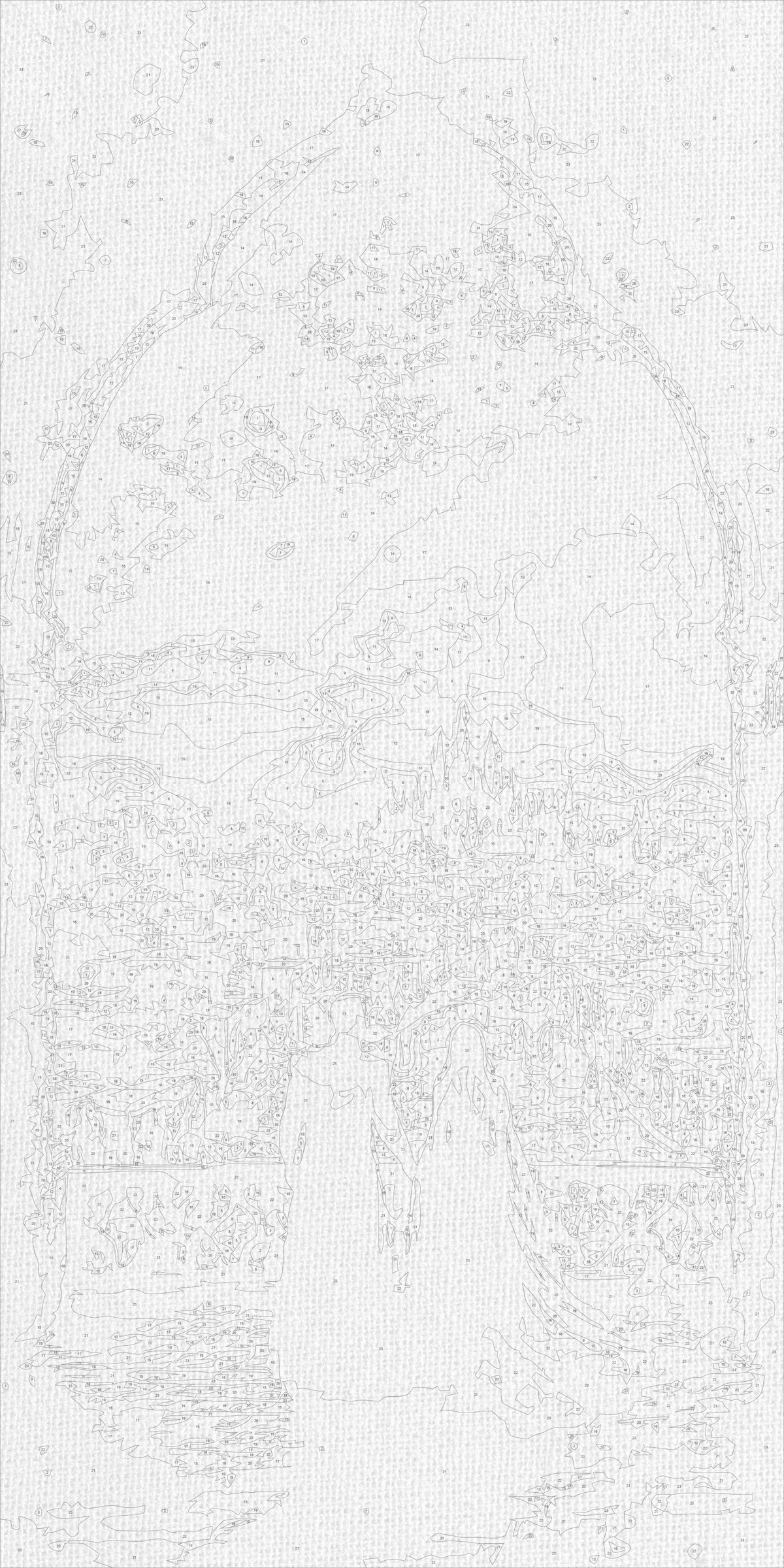 Malování podle čísel na rámu 40×80 cm - Romantika pod hvězdnou oblohou - Krajinka - LW 5180