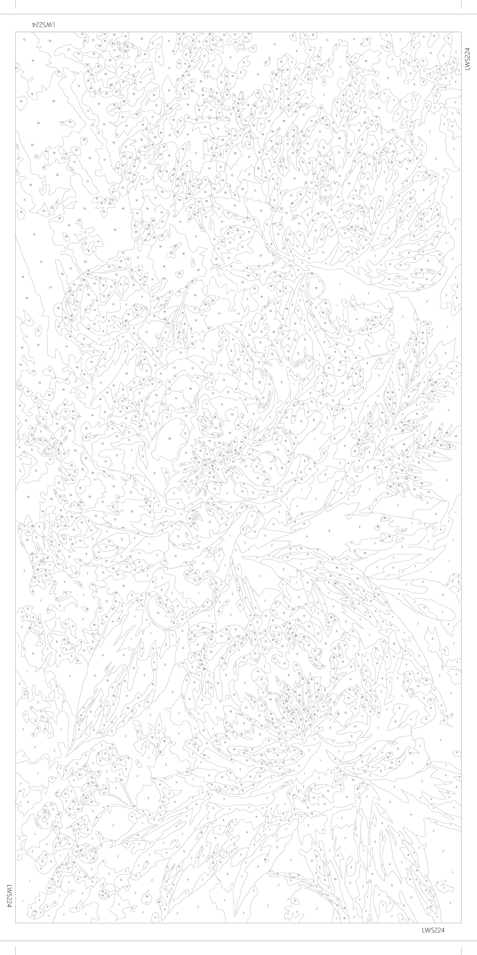 Malování podle čísel na rámu 40×80 cm - Jasné pivoňky - Květiny s metalickými barvami - LW 5224
