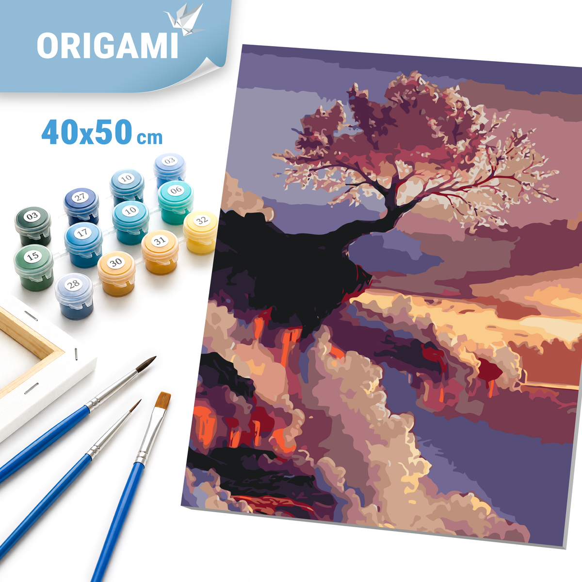 Malování podle čísel na rámu 40*50 cm - Sakura - Krajina - LW 727