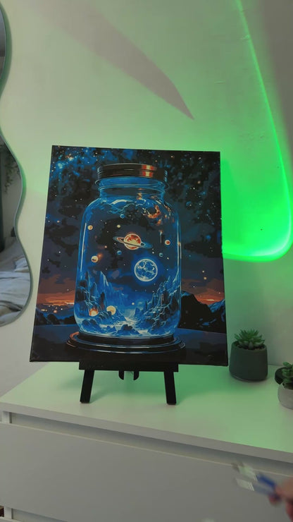 Malování podle čísel na rámu 40*50 cm – Kosmický prostor LW 3417